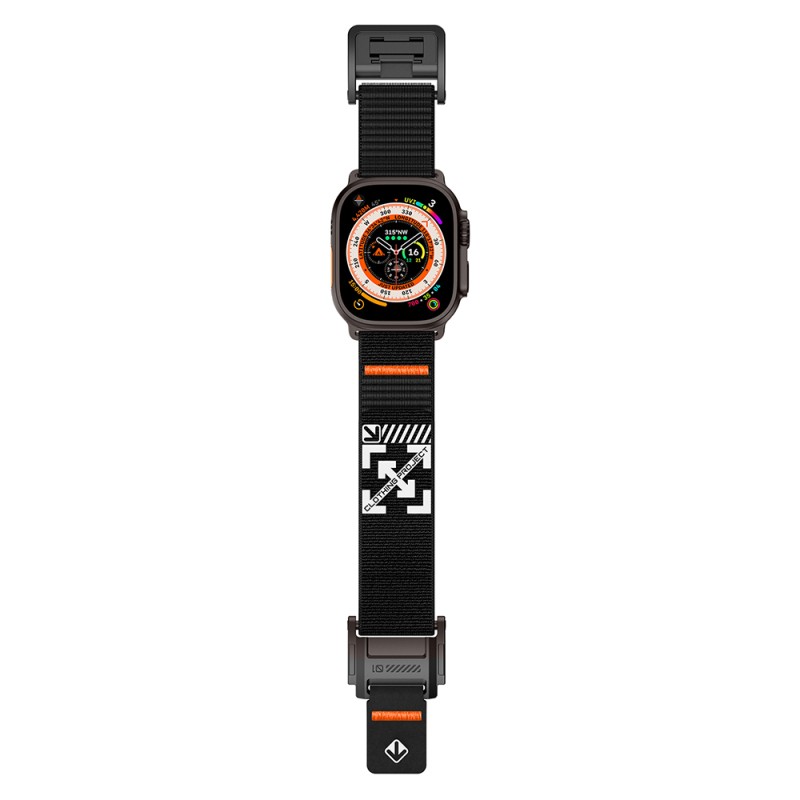 Apple Watch 7 45mm Zore KRD-154 Naylon Kumaş Hasır Örgülü Kordon - 68