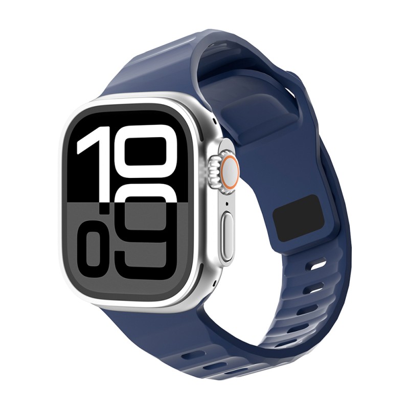 Apple Watch 7 45mm Zore KRD-160 Silikon Kordon Strap Kayış - 7
