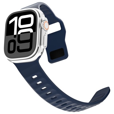 Apple Watch 7 45mm Zore KRD-160 Silikon Kordon Strap Kayış - 14