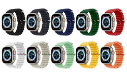 Apple Watch 7 45mm Zore KRD-75 Silikon Kordon - Thumbnail