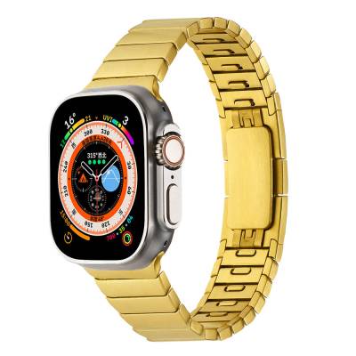 Apple Watch 7 45mm Zore KRD-82 Metal Kordon - Zore