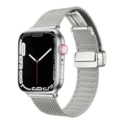 Apple Watch 7 45mm Zore KRD-85 Metal Kordon - Zore