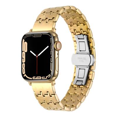 Apple Watch 7 45mm Zore KRD-86 Metal Kordon - Zore