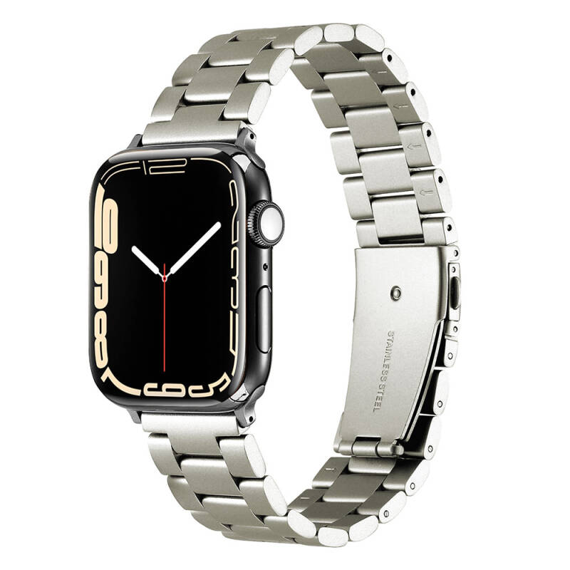 Apple Watch 7 45mm Zore KRD-93 Metal Kordon Apple Watch 7 45mm Zore