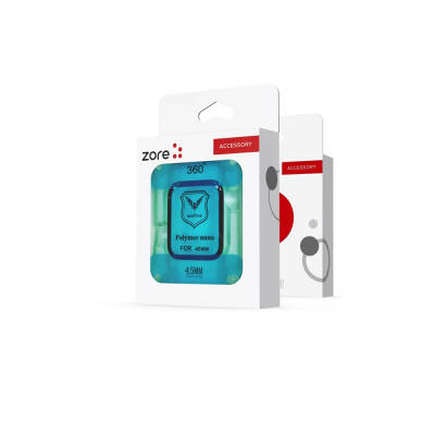 Apple Watch 7 45mm Zore Polymer Nano Ekran Koruyucu + Kolay Uygulama Aparatlı - Zore