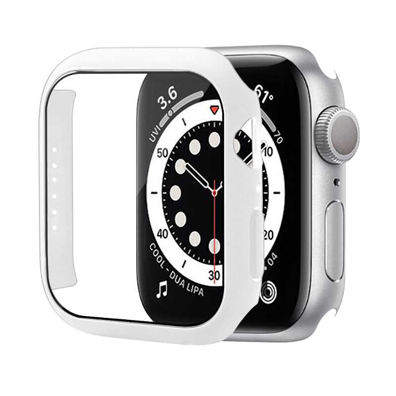 Apple Watch 7 45mm Zore Watch Gard 01 Ekran Koruyucu - Beyaz