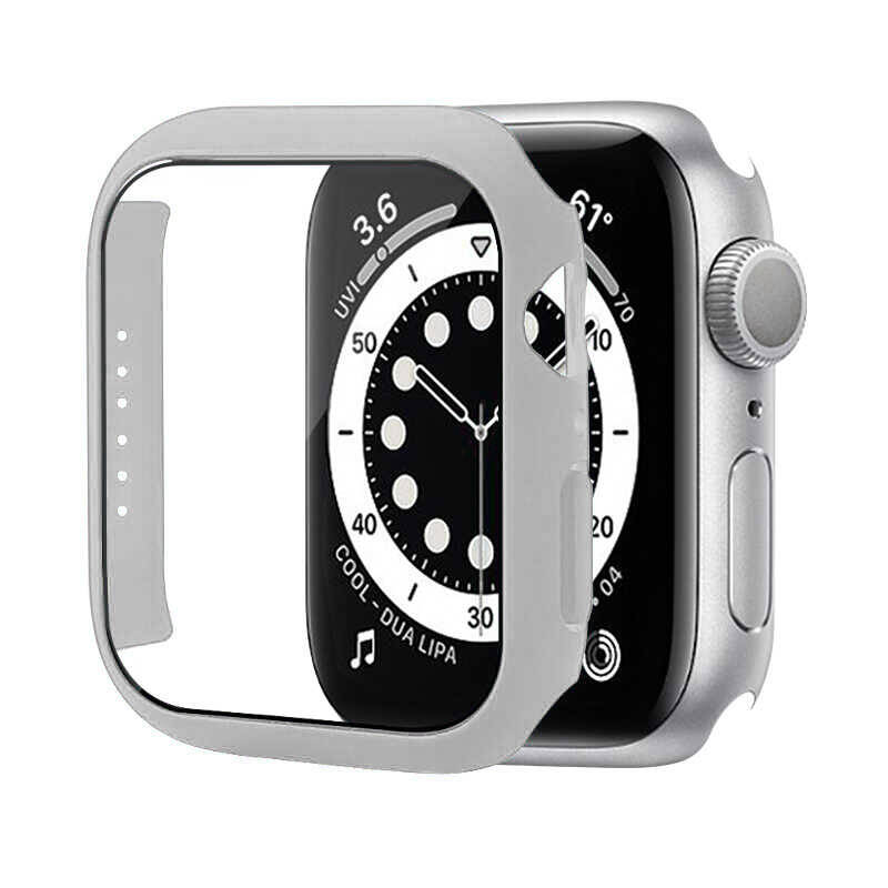 Apple Watch 7 45mm Zore Watch Gard 01 Ekran Koruyucu - Gümüş