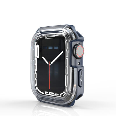 Apple Watch 7 45mm Zore Watch Gard 08 Sert PC + Silikon Koruyucu