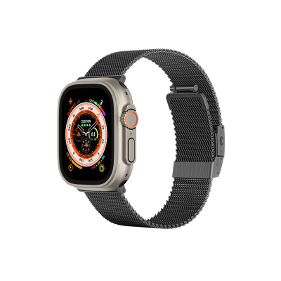 Apple Watch Ultra 49mm Amazing Thing Titan Metal Hasır Kordon - Amazingthing