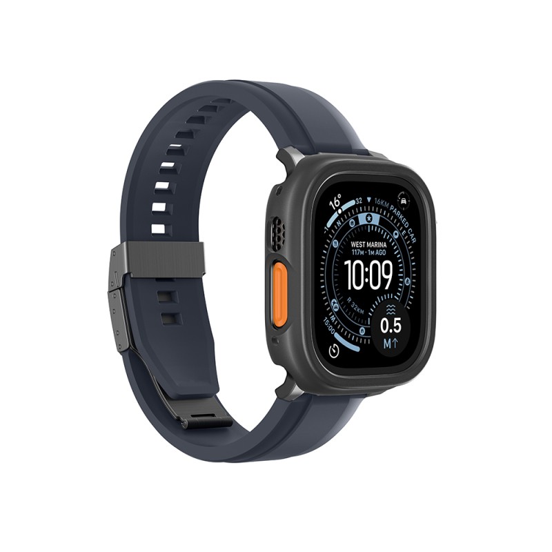 Apple Watch Ultra 49mm Amazingthing Radix Minimal FullGuard Sert PC Kasa ve Ekran Koruyucu - 5