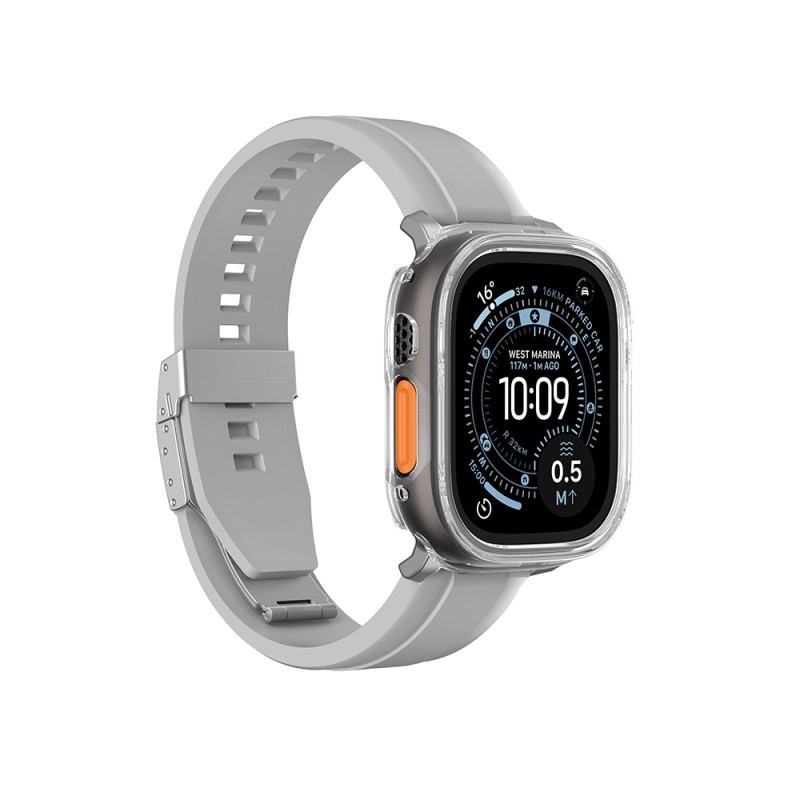 Apple Watch Ultra 49mm Amazingthing Radix Minimal FullGuard Sert PC Kasa ve Ekran Koruyucu - 10