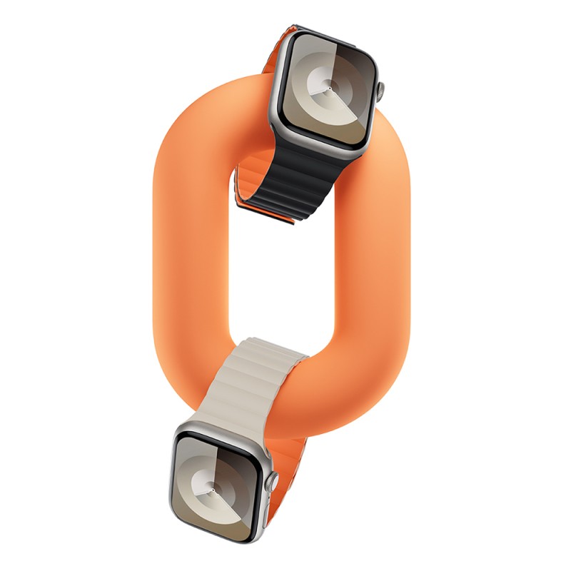 Apple Watch Ultra 49mm Benks Magnetic Snap On Silicone Strap - 5