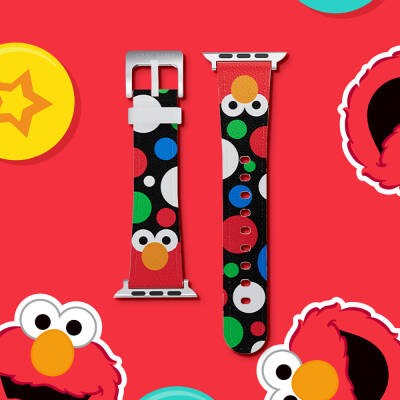 Apple Watch Ultra 49mm Casebang Sesame Street Serisi Deri Saat Kordon - 6
