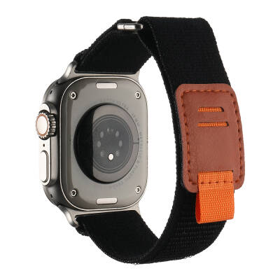 Apple Watch Ultra 49mm Hasır Kordon Zore KRD-106 Strap Kayış - Zore