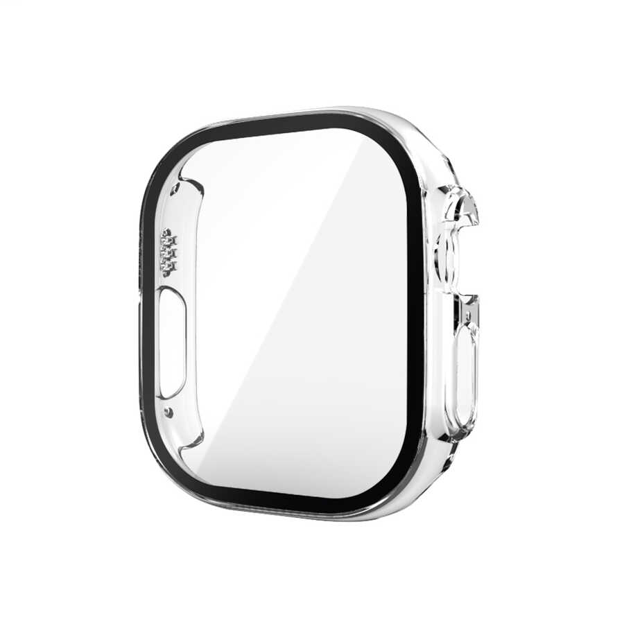 Apple Watch Ultra 49mm Kasa ve Ekran Koruyucu Zore Watch Gard 20 - Renksiz