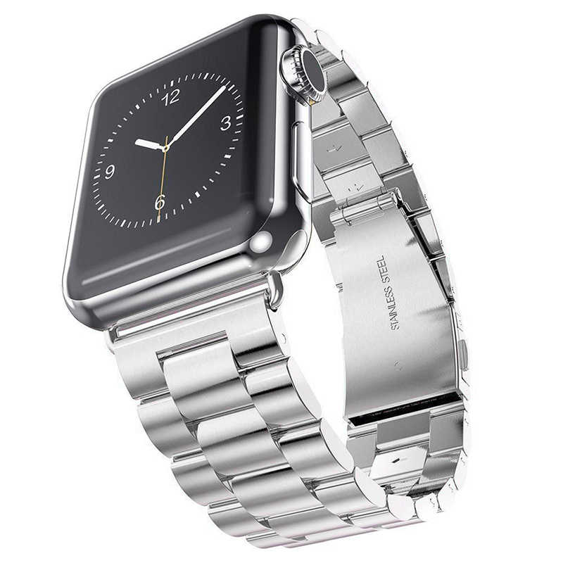 Apple Watch Ultra 49mm Kordon KRD-04 Metal Strap Kayış - Gümüş