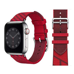 Apple Watch Ultra 49mm Kordon KRD-51 Hasır Strap Kayış - Zore