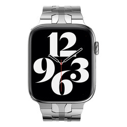 ​​​Apple Watch Ultra 49mm Kordon KRD-63 Metal Strap Kayış - Zore