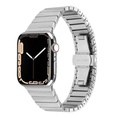 ​​​Apple Watch Ultra 49mm Kordon KRD-79 Metal Strap Kayış - Zore