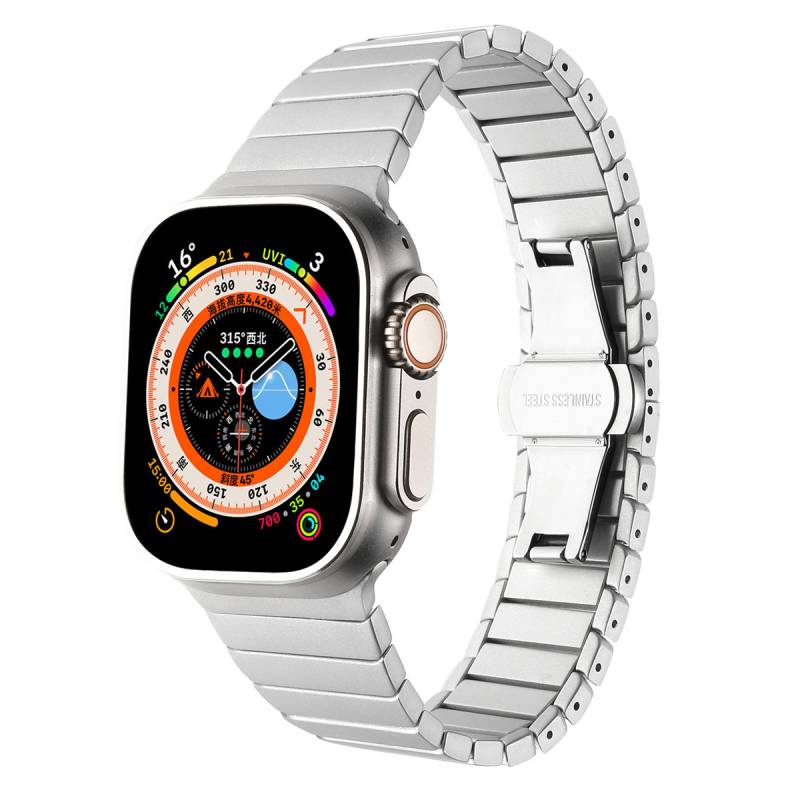 Apple Watch Ultra 49mm Kordon KRD-79 Metal Strap Kayış - 5