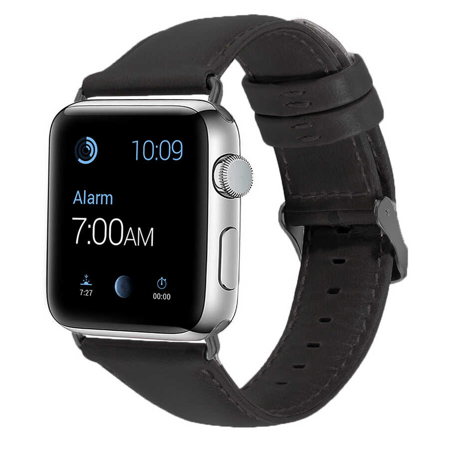 ​​​Apple Watch Ultra 49mm Kordon Luxury Leather Deri Strap Kayış - NO7