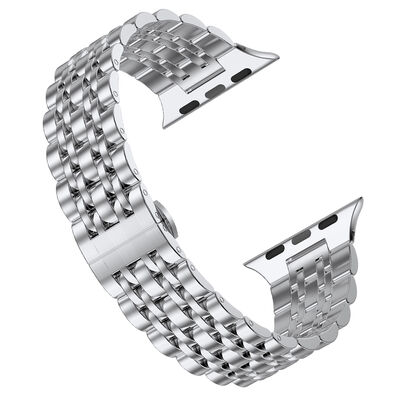 Apple Watch Ultra 49mm Kordon Wiwu Seven Beads Steel Belt Metal Strap Kayış