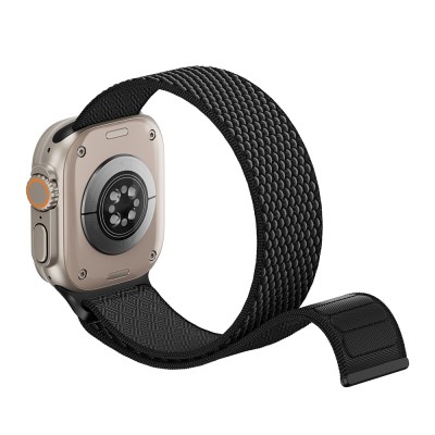 Apple Watch Ultra 49mm Kordon Wiwu WB501 CloudFlex Serisi Hasır Örgü Strap Kayış - 6