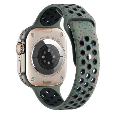 Apple Watch Ultra 49mm Kordon Yeni Seri 2023 KRD-02 Silikon Strap Kayış - Zore