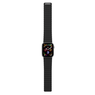Apple Watch Ultra 49mm Kordon Youngkit Classical Magnetik Tak Çıkar Silikon Strap Kayış - Youngkit