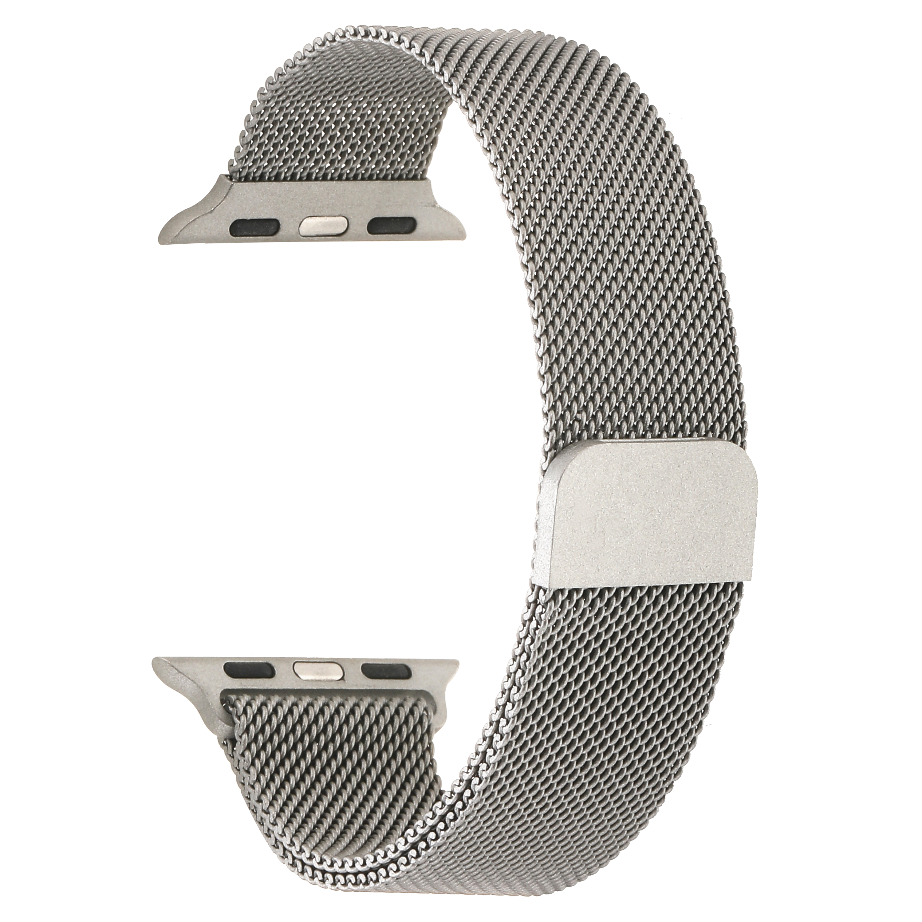 Apple Watch Ultra 49mm Kordon Zore KRD-01 Metal Strap Kayış - New Gray