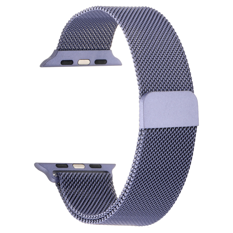 Apple Watch Ultra 49mm Kordon Zore KRD-01 Metal Strap Kayış - Derin Mor