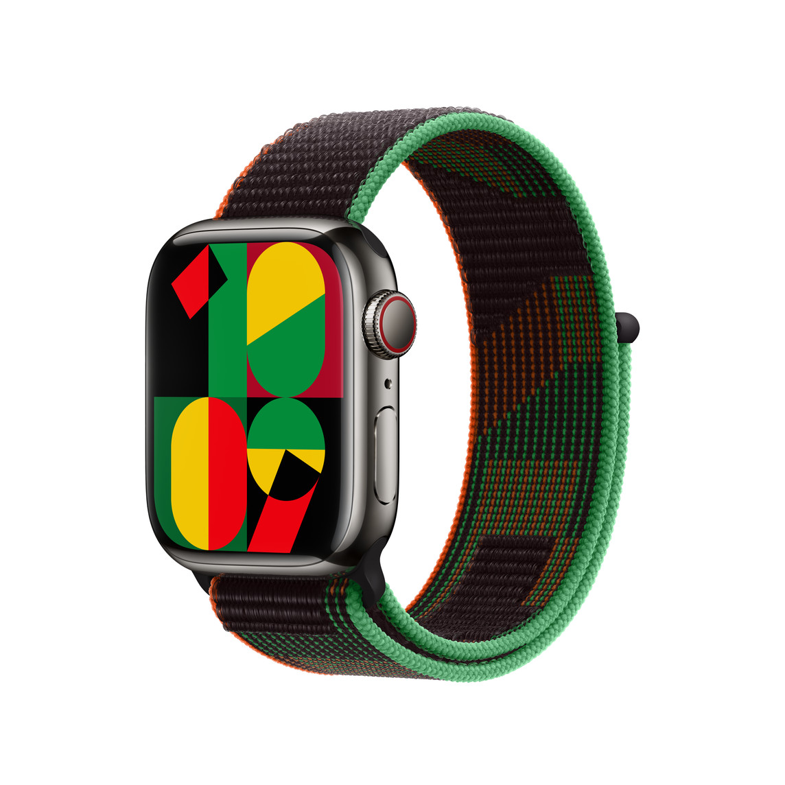 Apple Watch Ultra 49mm Kordon Zore KRD-03 Hasır Strap Kayış - Black Unity