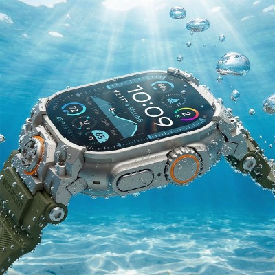 Apple Watch Ultra 49mm Mohseven iWatch Armor Silicone Band - 20