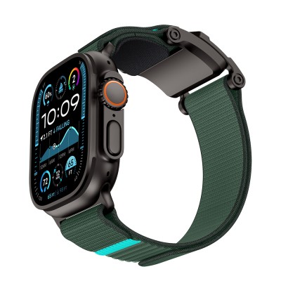 Apple Watch Ultra 49mm Mohseven iWatch Mecha Sport Hasır Kordon - 10