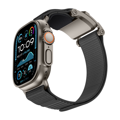 Apple Watch Ultra 49mm Mohseven iWatch Mecha Sport Hasır Kordon - Mohseven