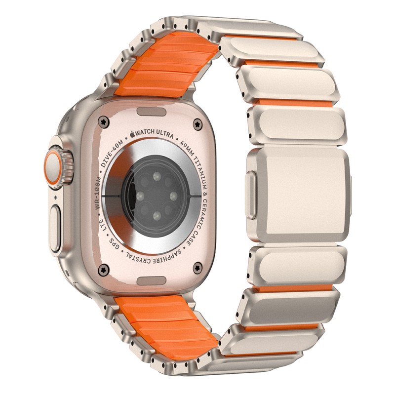 Apple Watch Ultra 49mm Mohseven iWatch Titancore No.2 Çelik Kordon - 4