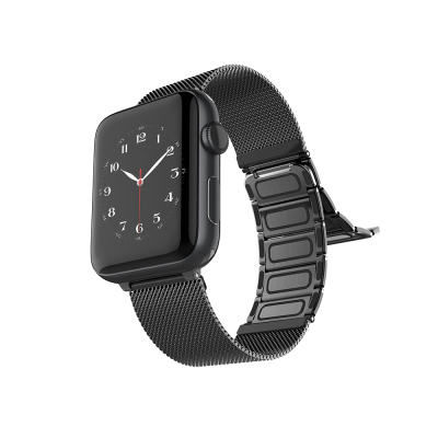 Apple Watch Ultra 49mm Raptic Classic Plus Serisi Magnetik Metal Hasır Kordon - Raptic