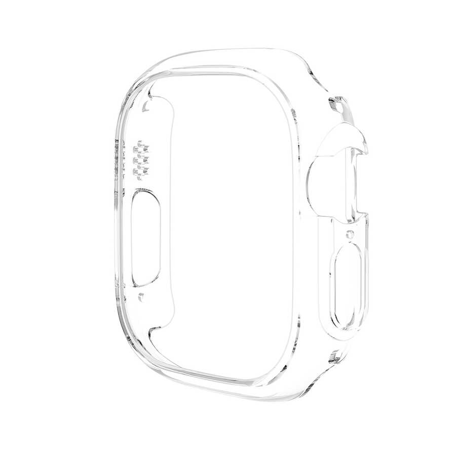 Apple Watch Ultra 49mm Sert PC Kasa Koruyucu Zore Watch Gard 18 - Renksiz