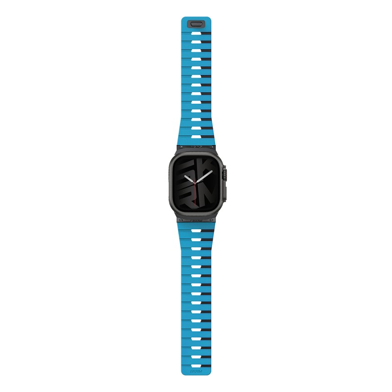 Apple Watch Ultra 49mm Skinarma Gemini Serisi TPU Magnetik Silikon Kordon - 10