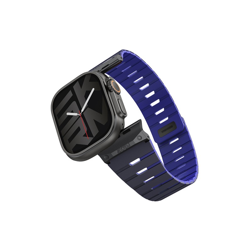 Apple Watch Ultra 49mm Skinarma Gemini Serisi TPU Magnetik Silikon Kordon - 2