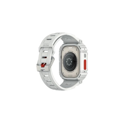 Apple Watch Ultra 49mm Skinarma Mecha 2in1 TPU Kasa Koruyucu + Silikon Kordon - 8