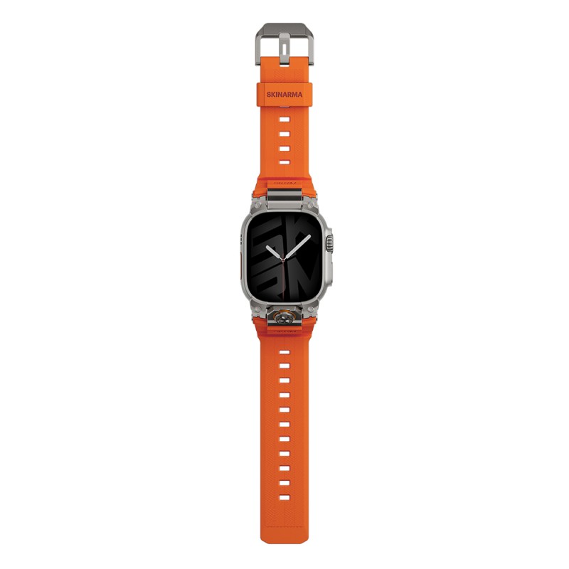 Apple Watch Ultra 49mm SkinArma Talon Serisi Suya Dayanıklı Silikon Kordon - 10