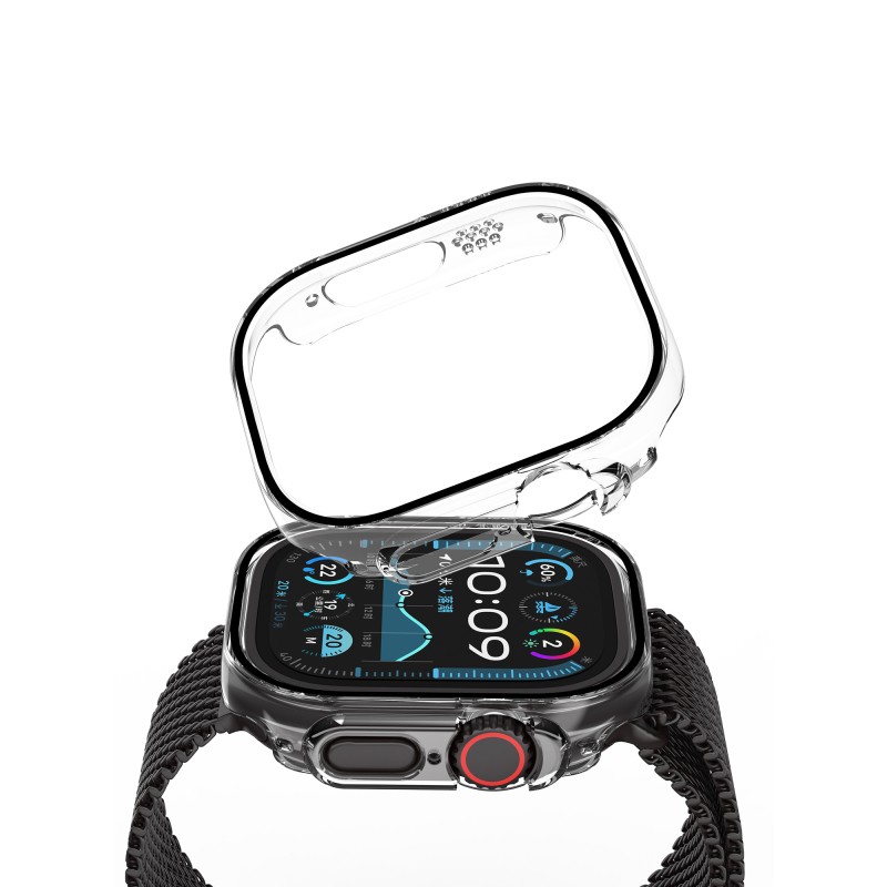 Apple Watch Ultra 49mm Wiwu JD-108 Case Protector + HD Screen Protector Film - 3
