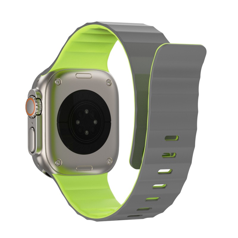 Apple Watch Ultra 49mm Wiwu Mag Secur Series Silicone Band - 4