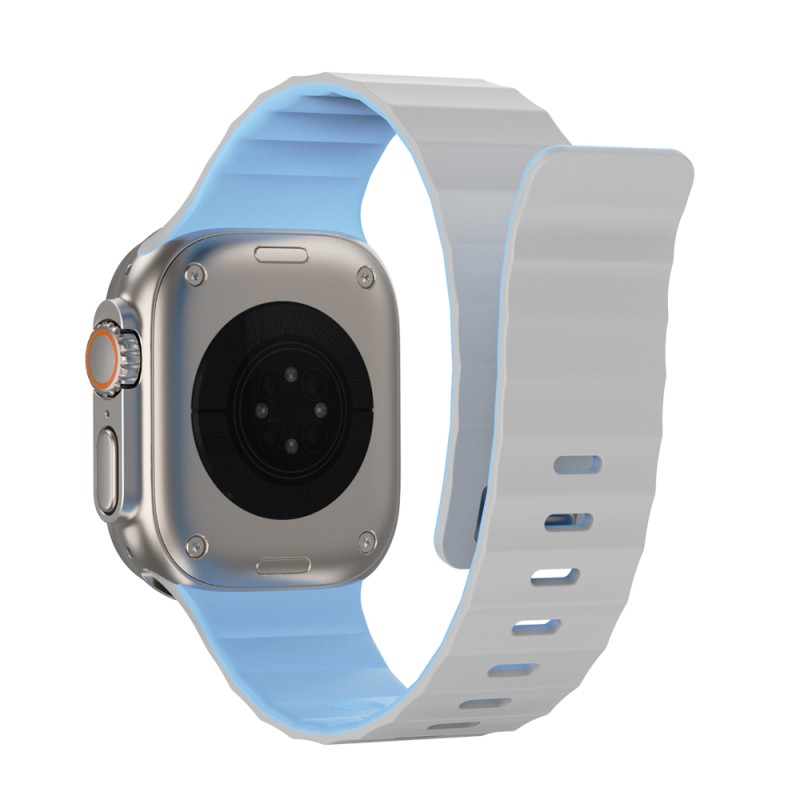 Apple Watch Ultra 49mm Wiwu Mag Secur Series Silicone Band - 5