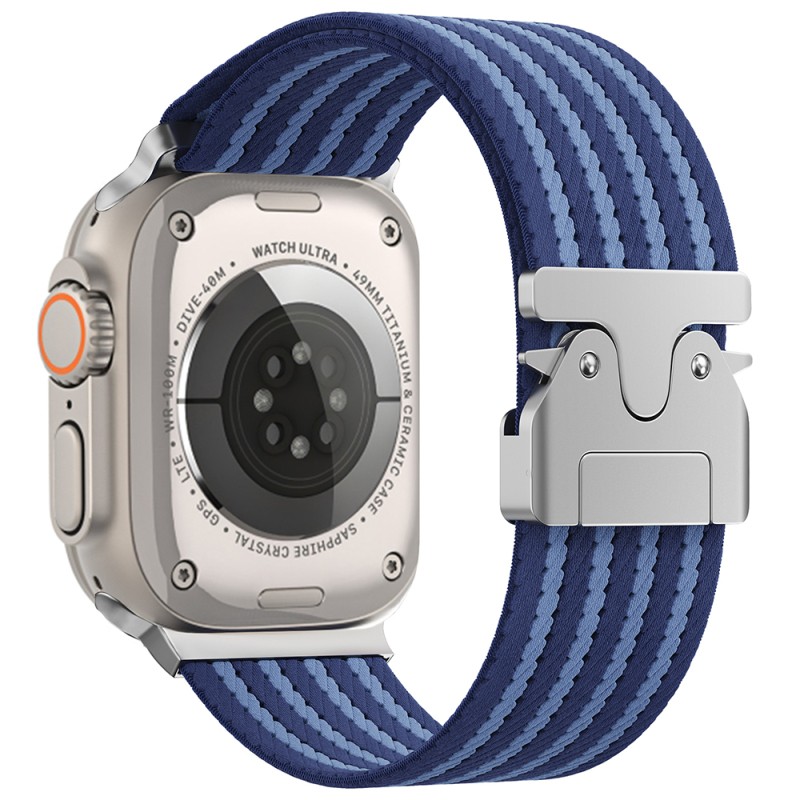 Apple Watch Ultra 49mm Zor KRD-133 Nylon Fabric Wicker Braided Cord - 1