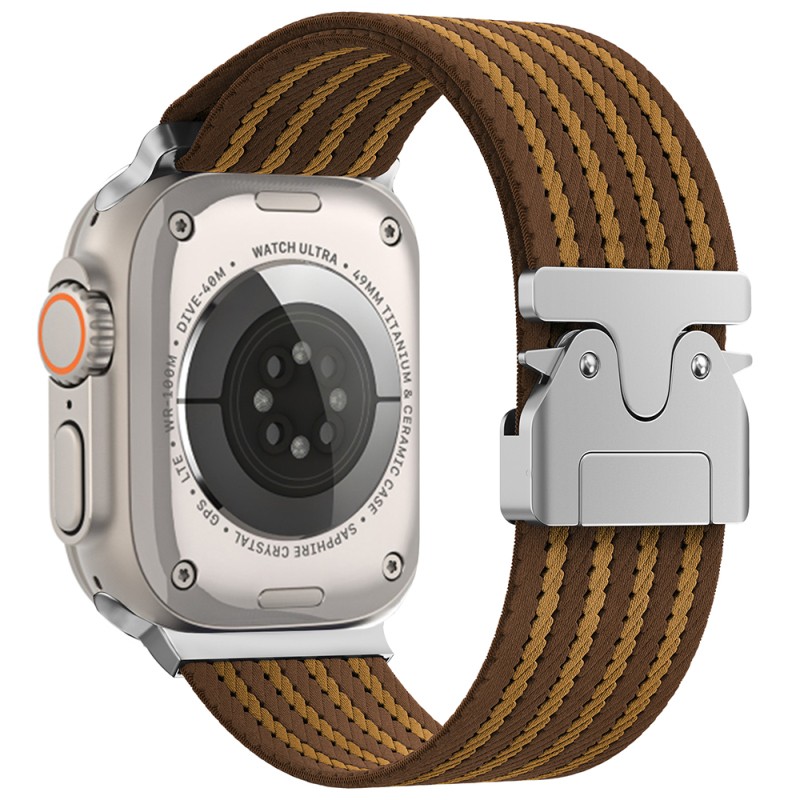 Apple Watch Ultra 49mm Zor KRD-133 Nylon Fabric Wicker Braided Cord - 3