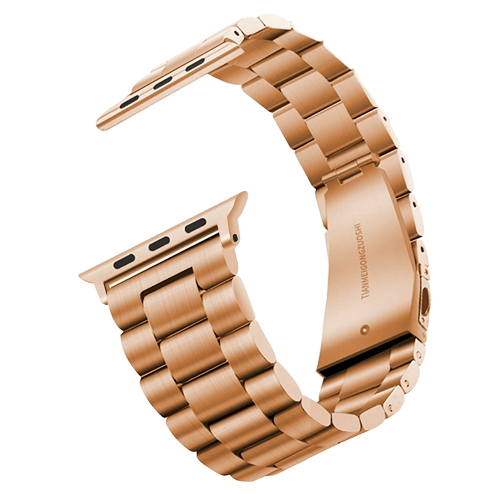 Apple Watch Ultra 49mm Zore Band-04 Metal Kordon - Rose Gold