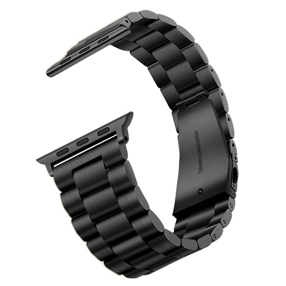 Apple Watch Ultra 49mm Zore Band-04 Metal Kordon - Siyah