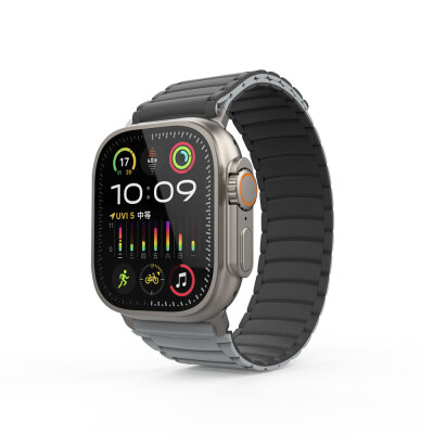 Apple Watch Ultra 49mm Zore KRD-122 Silikon Kordon Strap Kayış - Zore